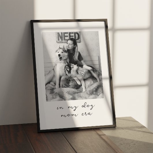 In Mijn Hond Moeder Era Pet Lovers Aangepaste Keep Poster