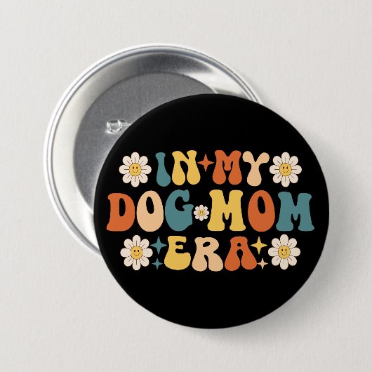 In Mijn Hond Moeder Tijdperk Ronde Button 7,6 Cm (Voorkant /achterkant)