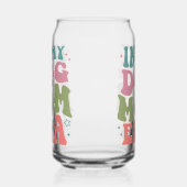 In mijn hondenmama tijdperk blikvorm glas (Links)