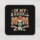 In mijn honkbal mam tijdperk vierkante visitekaartje (Voorkant)