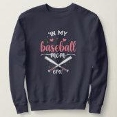 In Mijn Honkbal Moeder Tijdperk Grappige Honkbal M Trui (Design voorkant)