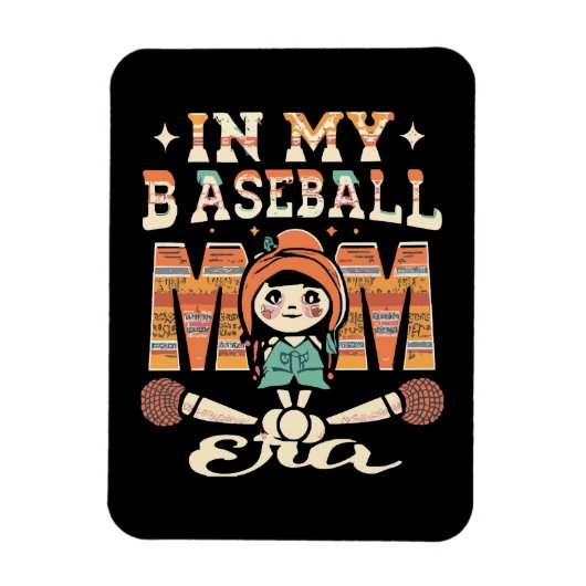 In Mijn Honkbal Moeder Tijdperk Magneet (Verticaal)
