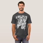 In mijn hoofd bij het rijden op mijn crossmotor Gr T-shirt (Voorkant volledig)