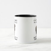 In mijn hoofd denk ik aan bizons, grappig mok (Midden)