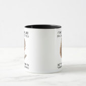 In mijn hoofd denk ik aan grappige eekhoorns mok (Midden)