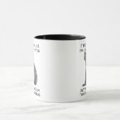 In mijn hoofd denk ik aan koala's grappig mok (Midden)