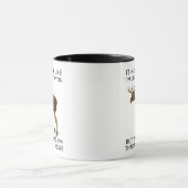 In mijn hoofd denk ik aan Moose Funny Mok (Midden)