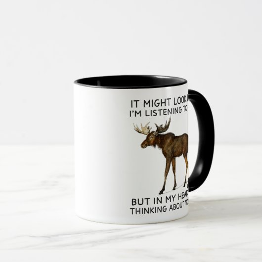 In mijn hoofd denk ik aan Moose Funny Mok (Voorkant rechts)