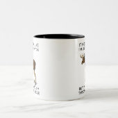 In mijn hoofd denk ik aan Moose Funny Tweekleurige Koffiemok (Center)