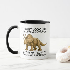 In mijn hoofd denk ik aan Triceratops Mok