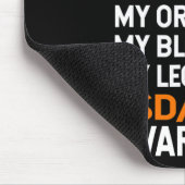 In mijn hoofd en mijn lichaam krijger RSD CRPS bew Muismat (Hoek)