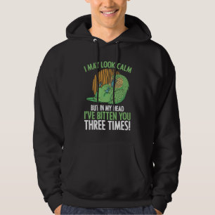 In mijn hoofd heb ik je 3 keer gebeten parkiet par hoodie