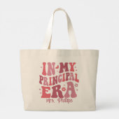 In mijn hoofdtijdperk retro gepersonaliseerd grote tote bag (Achterkant)