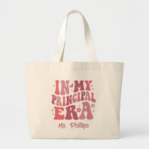In mijn hoofdtijdperk retro gepersonaliseerd grote tote bag