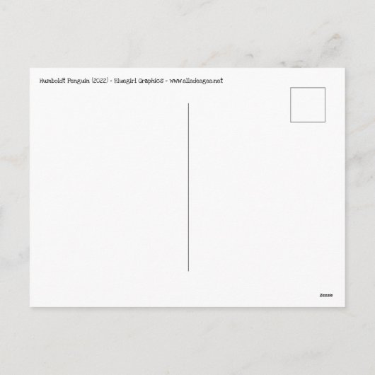 In mijn Humboldt advies... Penguin Feestdagenkaart (Achterkant)