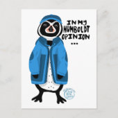In mijn Humboldt advies... Penguin Feestdagenkaart (Voorkant)