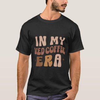 In mijn ijskoffie tijdperk grappige ijskoffie lief t-shirt