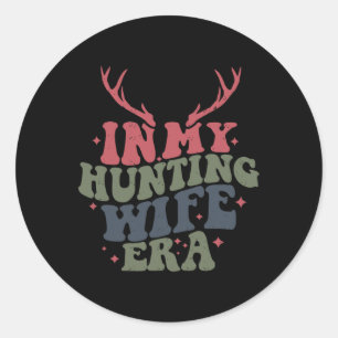 In mijn jachttijd ronde sticker