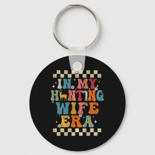 In mijn jachtvrouw tijdperk Retro Groovy Gift Hunt Sleutelhanger
