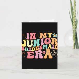 In mijn junior bruidsmeisje tijdperk Groovy bruid Kaart