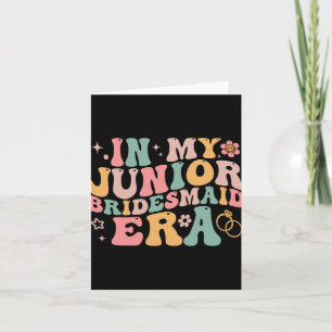 In mijn junior bruidsmeisje tijdperk Groovy bruid Kaart