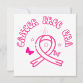 In mijn kankervrije tijdperk | Borstkanker grappig Kaart (Voorkant)