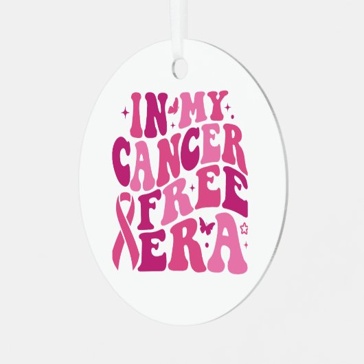 In mijn kankervrije tijdperk metalen ornament (Voorkant links)