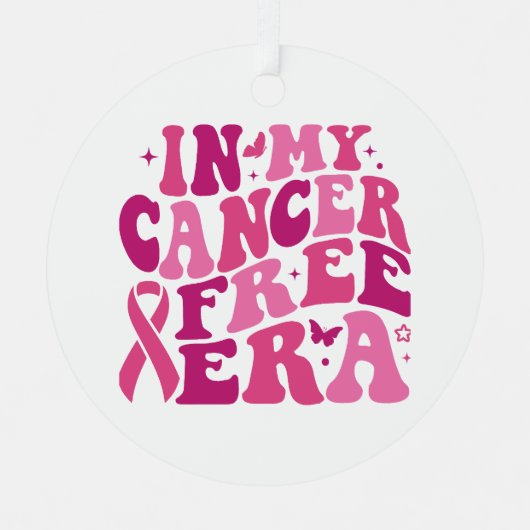 In mijn kankervrije tijdperk metalen ornament (Voorkant)