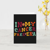In mijn kankervrije tijdperk overlevende borstkank kaart (Gele Bloem)