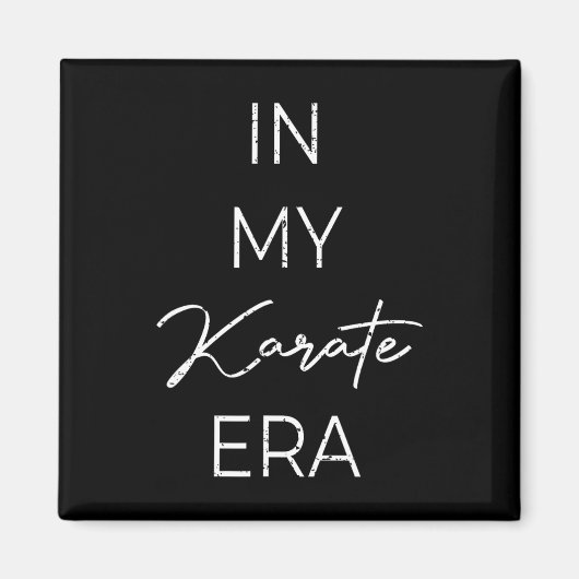 In mijn karate tijdperk 1 magneet (Voorkant)
