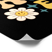 In mijn kat mam tijdperk retro groovy poster (Hoek)