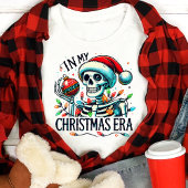 In mijn kerst tijdperk feestelijk skelet Tri-Blend shirt