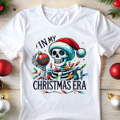 In mijn kerst tijdperk feestelijk skelet Tri-Blend shirt