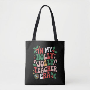 In Mijn Kerstmis Vrolijke Leraar Tijdperk Leraar V Tote Bag