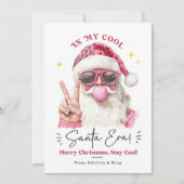 In mijn kerstperiode is het een trendy kerst feestdagenkaart (Voorkant)