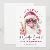 In mijn kerstperiode is het een trendy kerst feestdagenkaart (Voorkant / Achterkant)