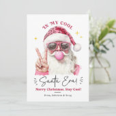 In mijn kerstperiode is het een trendy kerst feestdagenkaart (Staand voorkant)