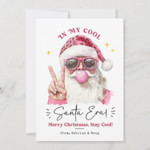 In mijn kerstperiode is het een trendy kerst feestdagenkaart