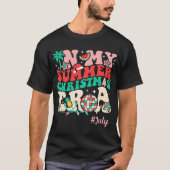 In mijn kersttijd, Grappige Groovy Zomer Kerstmis  T-shirt (Voorkant)