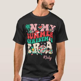 In mijn kersttijd, Grappige Groovy Zomer Kerstmis  T-shirt
