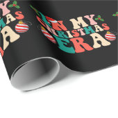 In mijn kersttijd Groovy vakantieseizoen Cadeaupapier (Rol Hoek)