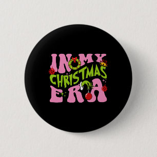 In Mijn Kersttijd Ornamenten Xmas Familie Pyjama's Ronde Button 5,7 Cm