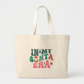 In mijn kersttijd - retro kerst grote tote bag (Voorkant)