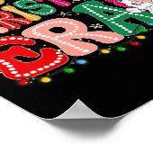 In mijn kersttijd Schattigee groovy kerstvakantie Poster (Hoek)