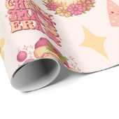 In Mijn Kersttijdperk Groovy Kerstman Cadeaupapier (Rol Hoek)