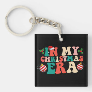 In Mijn Kersttijdperk Groovy Vakantieseizoen Sleutelhanger