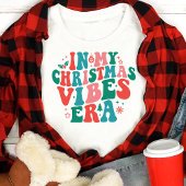 In mijn kerstvibes tijdperk Retro Kerstmis Tri-Blend Shirt