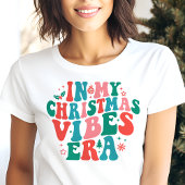 In mijn kerstvibes tijdperk Retro Kerstmis Tri-Blend Shirt