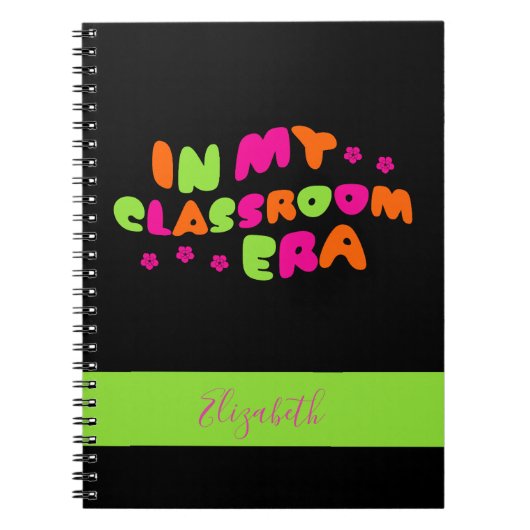 In mijn klaslokaal tijdperk Notitieboek (Voorkant)