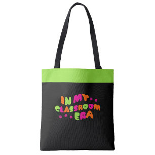 In mijn klaslokaal tijdperk Teacher Canvas tas